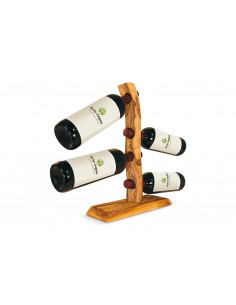 Stojan na čtyři lahve vína