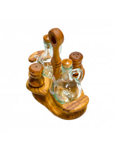 Set na olej, ocet, sůl a pepř 19 x 21 x 17 cm 2