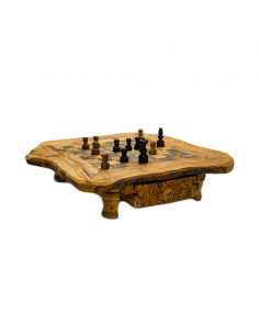 Šachy se šuplíkem 30 x 30 cm