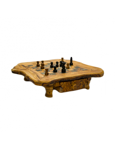 Šachy se šuplíkem 30 x 30 cm