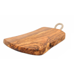 Nepravidelné prkénko natural s držadlem - malé 21 x 15 x 2 cm