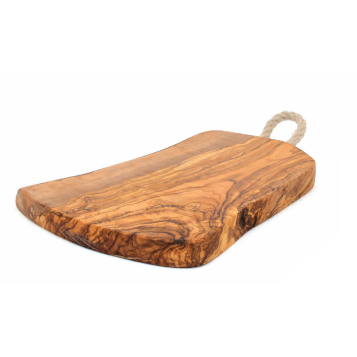 Nepravidelné prkénko natural s držadlem - malé 21 x 15 x 2 cm